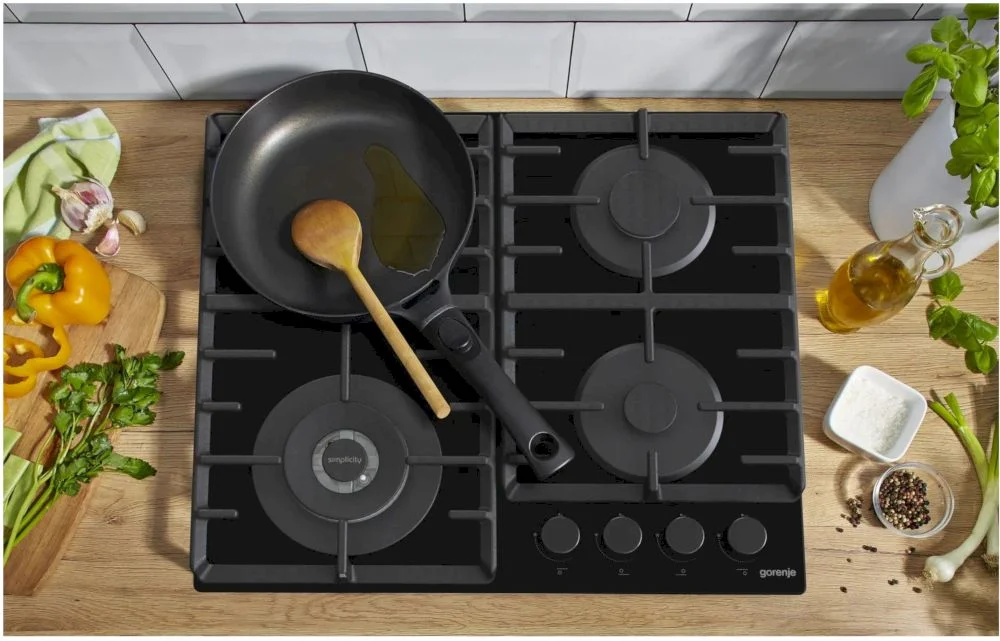 DSP Поверхность газовая Gorenje GTW642SYB (Simplicity 2.1 / черный / закаленное стекло / чугун / WOK)-9