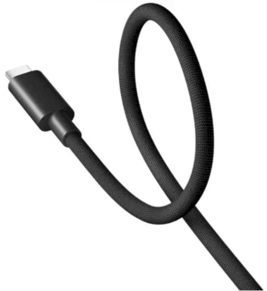 Кабель Xiaomi USB-C - USB-C, High-Speed, USB4, 6A, 240W, плетеный, 1 метр, черный (BHR087BGL)-1