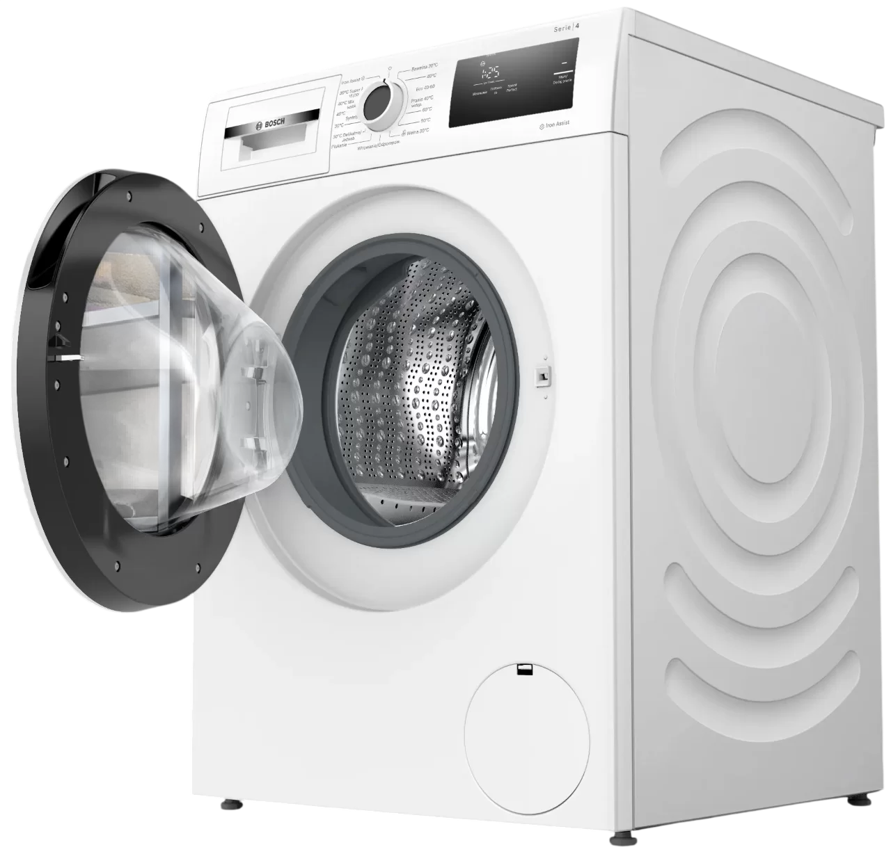 Стиральная машина Bosch WAN240MHPL (Serie4 / 59-63,3см / 9 кг / 1200об / пар / SpeedPerfect / ActiveWater Plus / EcoSilence Drive / A+++)-2