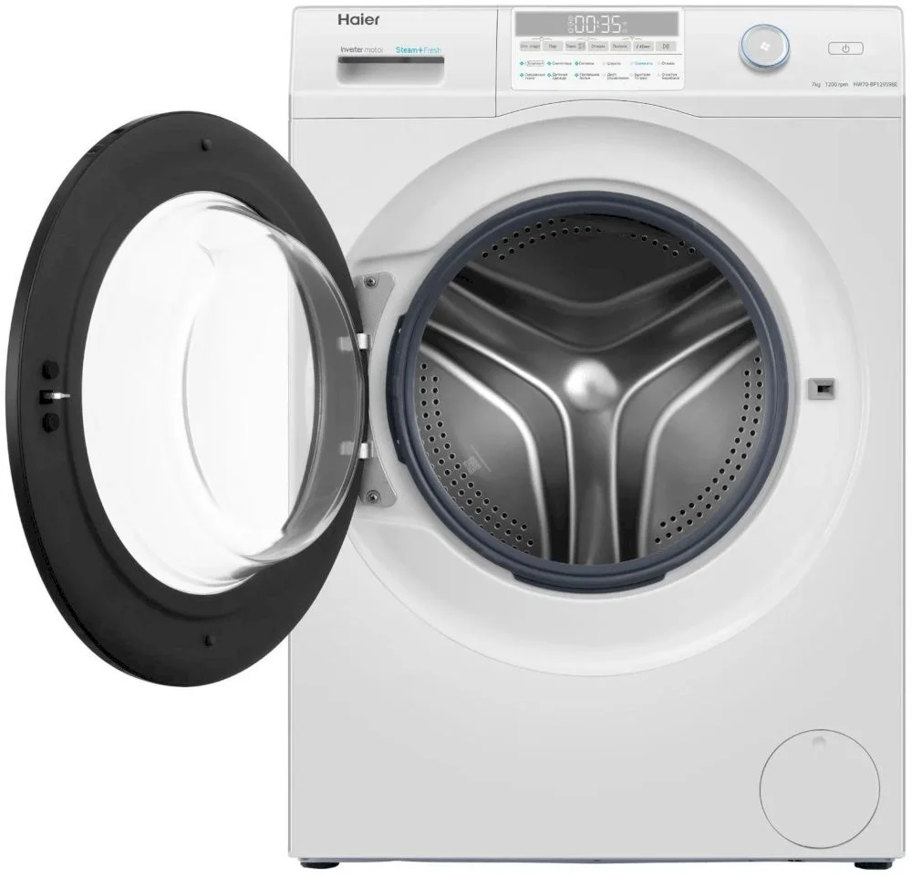 Стиральная машина Haier HW70-BP12959BE (45.4 см / 7кг / 1200об / пар / i-Time / Smart Dual Spray / Wi-Fi(evo) / Invertor / A+++)-3