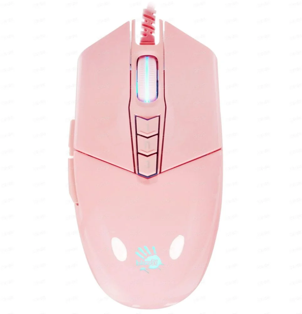 Мышь A4Tech Bloody P91s Optical (8000dpi) USB Pink Activated-0