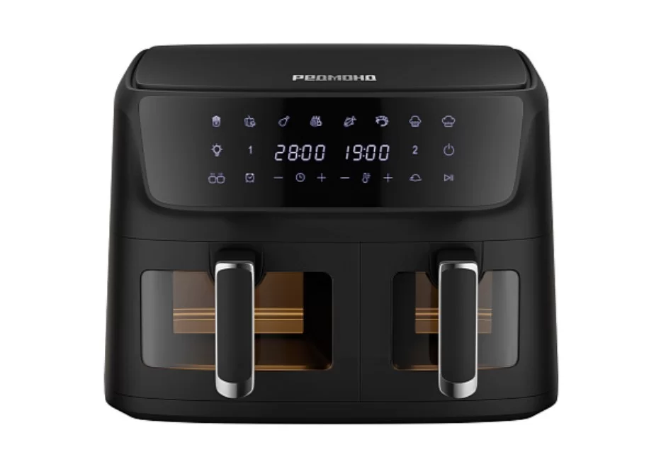 Аэрогриль Редмонд AG1903 (2700 Вт, 12 л (2 чаши 7 и 5 л), упр. - сенсорное, программ - 7, таймер на - 60 мин)-0