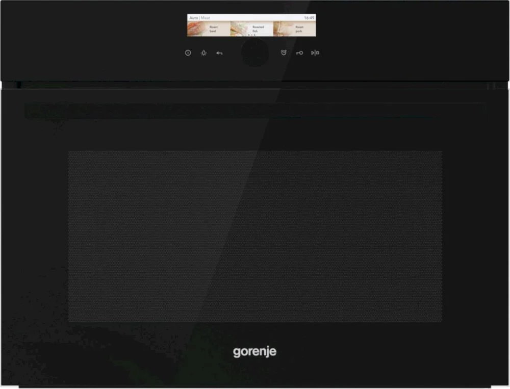 Духовой шкаф с СВЧ Gorenje BCM598S17BG (Superior / Чёрный / AquaClean / GentleClose / ProCook / StayWarm / WarmPlate / AutoRoast / CoolDoor)-0