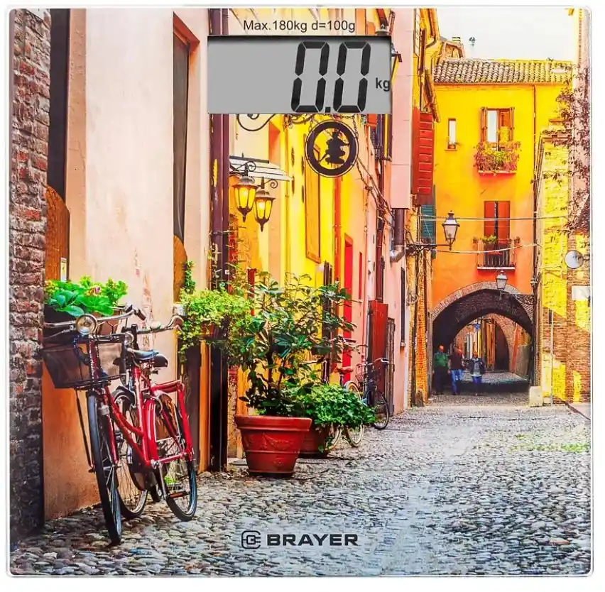 Весы электронные напольные Brayer BR3730 (180 кг)-0