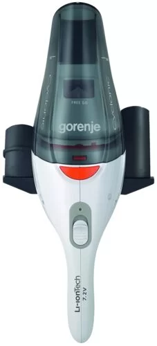 Пылесос ручной Gorenje MVC72FW (55 Вт, контейнер 0,4л., аккумулятор Li-Ion, время работы до 14 мин., влажная уборка)-3