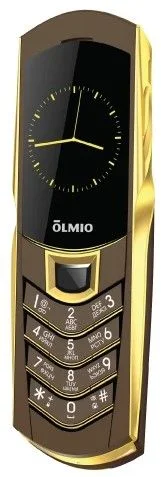 Телефон мобильный Olmio K08, кофе-золото-0