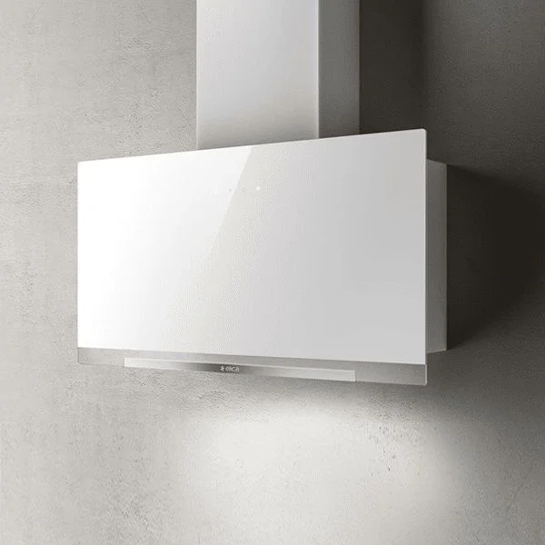 Вытяжка наклонная Elica Aplomb WH/A/60 (1200 м³/ч / 233 Вт / LED освещение 1x3 Вт / ширина - 59.8 см / белое стекло)-0