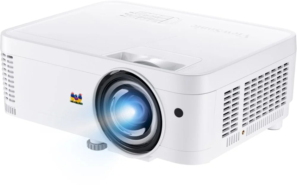 Проектор Viewsonic PS600W Короткофокусный проектор 3700 ANSI люмен | WXGA  1280x800| 22000:1 | 200W | 0,63-3,17 м (100" при 1,06 м)-0
