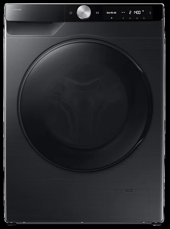 Стирально-сушильная машина Samsung WD90DG6B85BB (60-63,3см / 9/6кг / 1400об / пар / Auto Dispense / EcoBubble™ / Wi-Fi / Чёрный)-0
