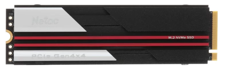 Жесткий диск SSD M.2 1 ТБ Netac NV7000 с радиатором NVMe PCI-E 4.0 x4, TLC, R7200/W5500 МБ/с, 2280, 700 TBW (NT01NV7000-1T0-E4X)-0