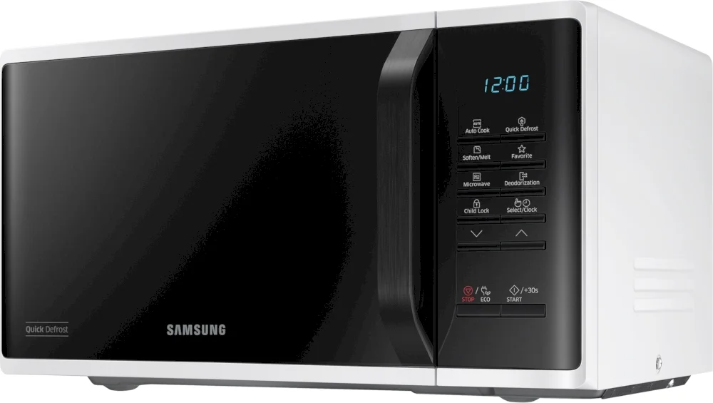 Микроволновая печь Samsung MS23K3513AW (23 л, 800 Вт, переключатели кнопки, дисплей, белый)-2