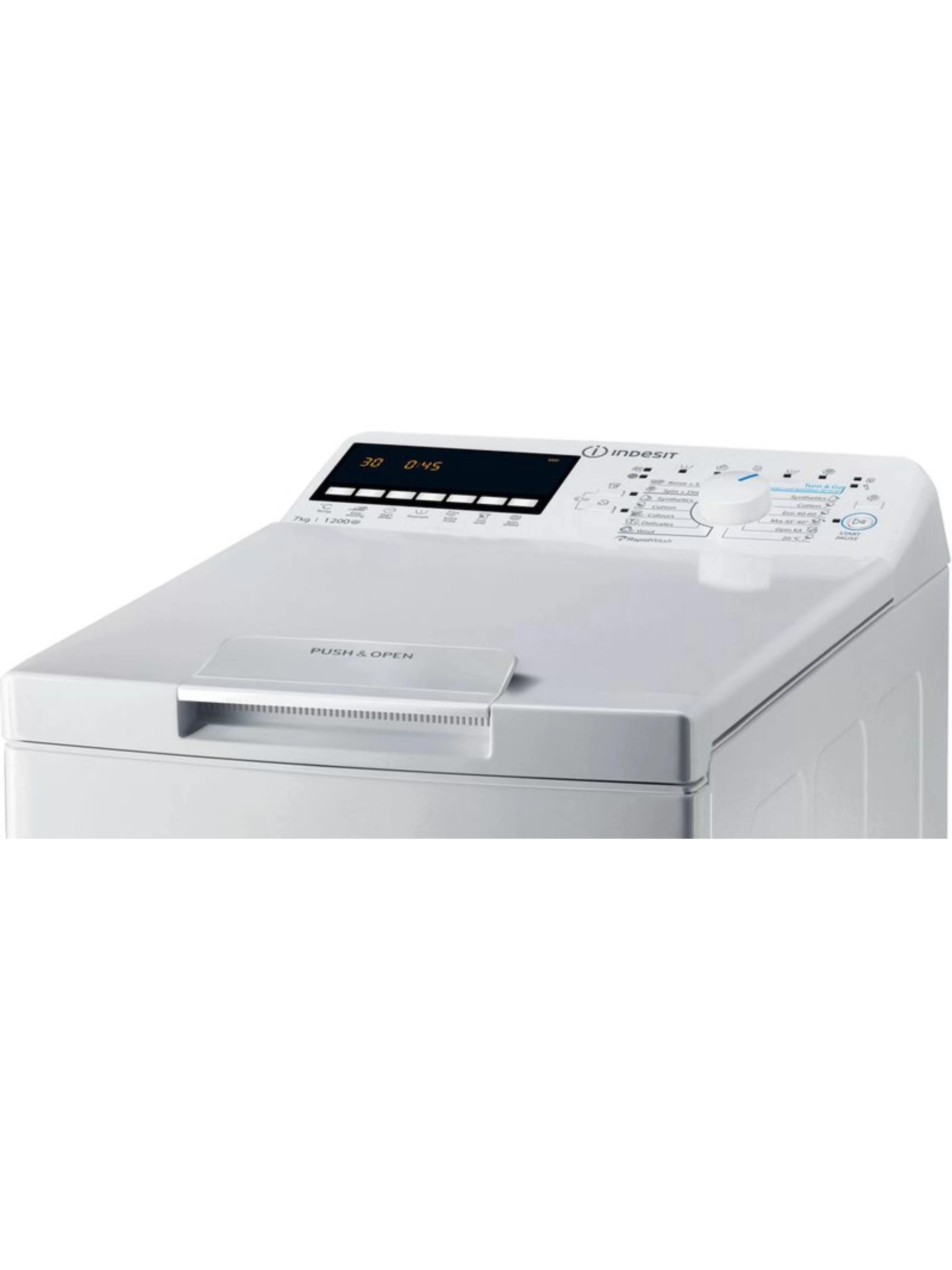 Стиральная машина вертикальная Indesit BTW B7220P EU/N (60см / 7кг / 1200об / Water Balance Plus / RapidWash / А+)-2