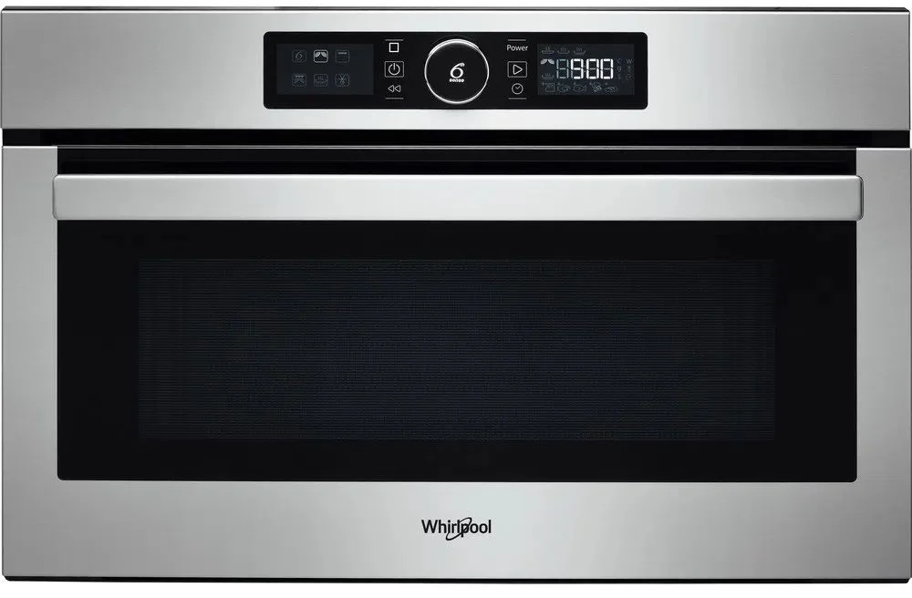 Микроволновая печь встраиваемая Whirlpool AMW 730/IX (Нерж. сталь / 31 литр / ширина - 59,5 см / 1000 Вт / Гриль 800 Вт / JetDefrost 3D)-0
