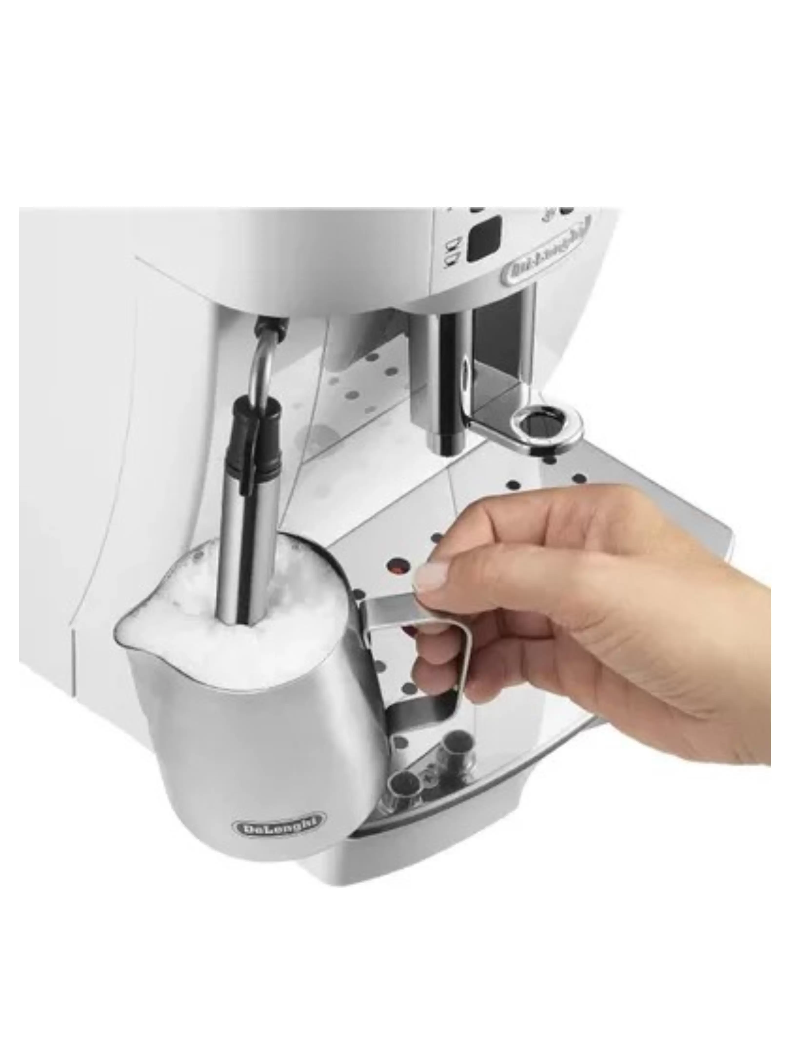 Кофемашина DeLonghi Magnifica S ECAM21.117.W (кофе зерновой, молотый/ 1450 Вт/ 1.8 л/ капучинатор/ 2 напитка)-5