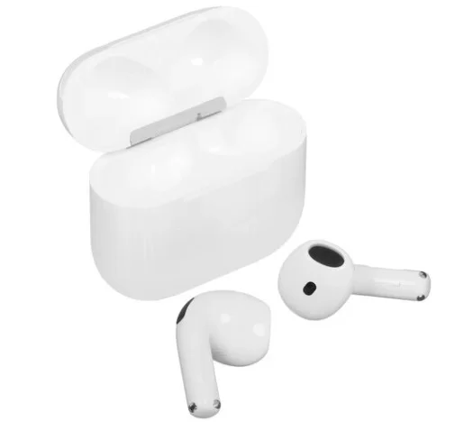 Беспроводные TWS наушники с микрофоном Apple Airpods 4-0
