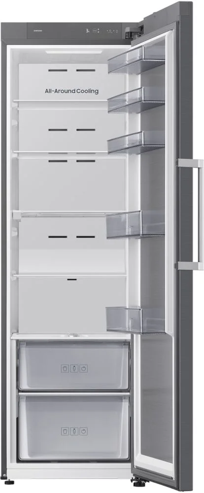Холодильный шкаф Samsung RR70H39FET (Объем - 387 л / Высота - 185,8см / A++ / Нерж.сталь / Wi-Fi / All Around Cooling / Digital Inverter)-3