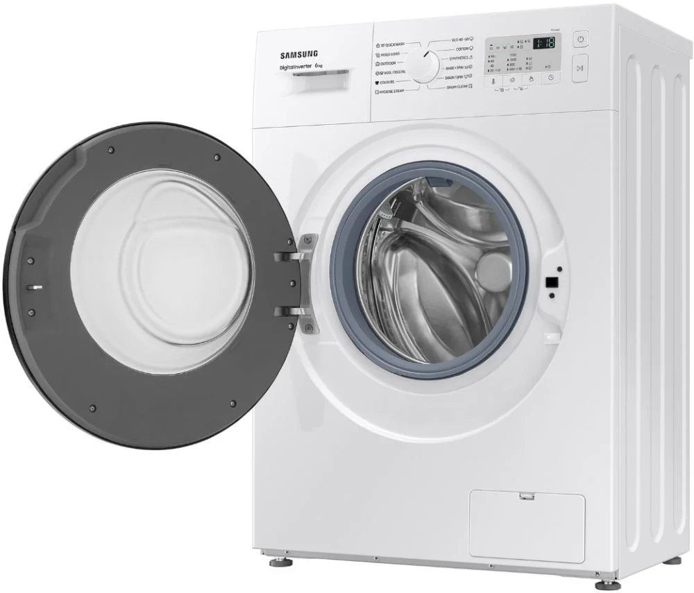 Стиральная машина Samsung WW60A3120BH/LE (40см / 6кг / 1200об / пар / Drum Clean / мотор - Digital Inverter)-4