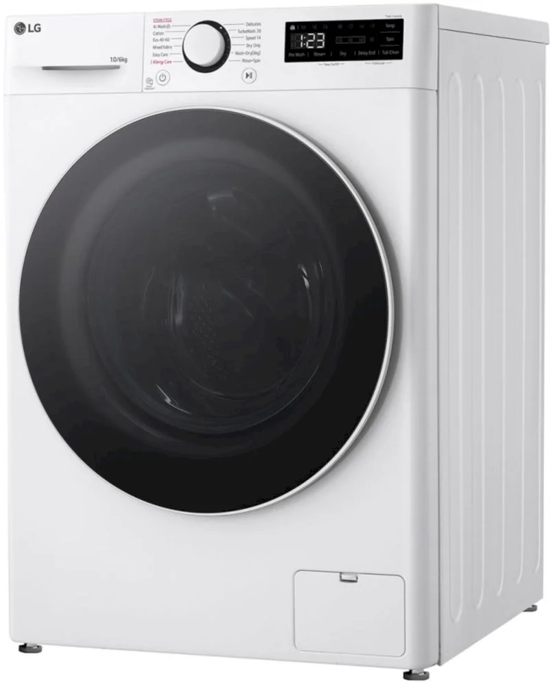 Стирально-сушильная машина LG F4DR510S0W (56.5см / 10кг / 6кг / 1400об / пар / AI DD / TurboWash™360 / Inverter Direct Drive / A+++)-11