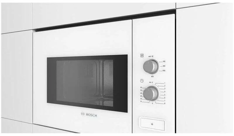 Микроволновая печь встраиваемая Bosch BFL520MW0 (Serie4 / белый / 20л / ширина - 59,4 см / 800Вт)-1