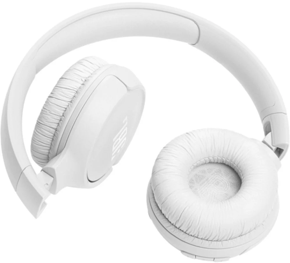 Беспроводные наушники JBL T520BT, (Bluetooth 5.3, SBC), Белые-1