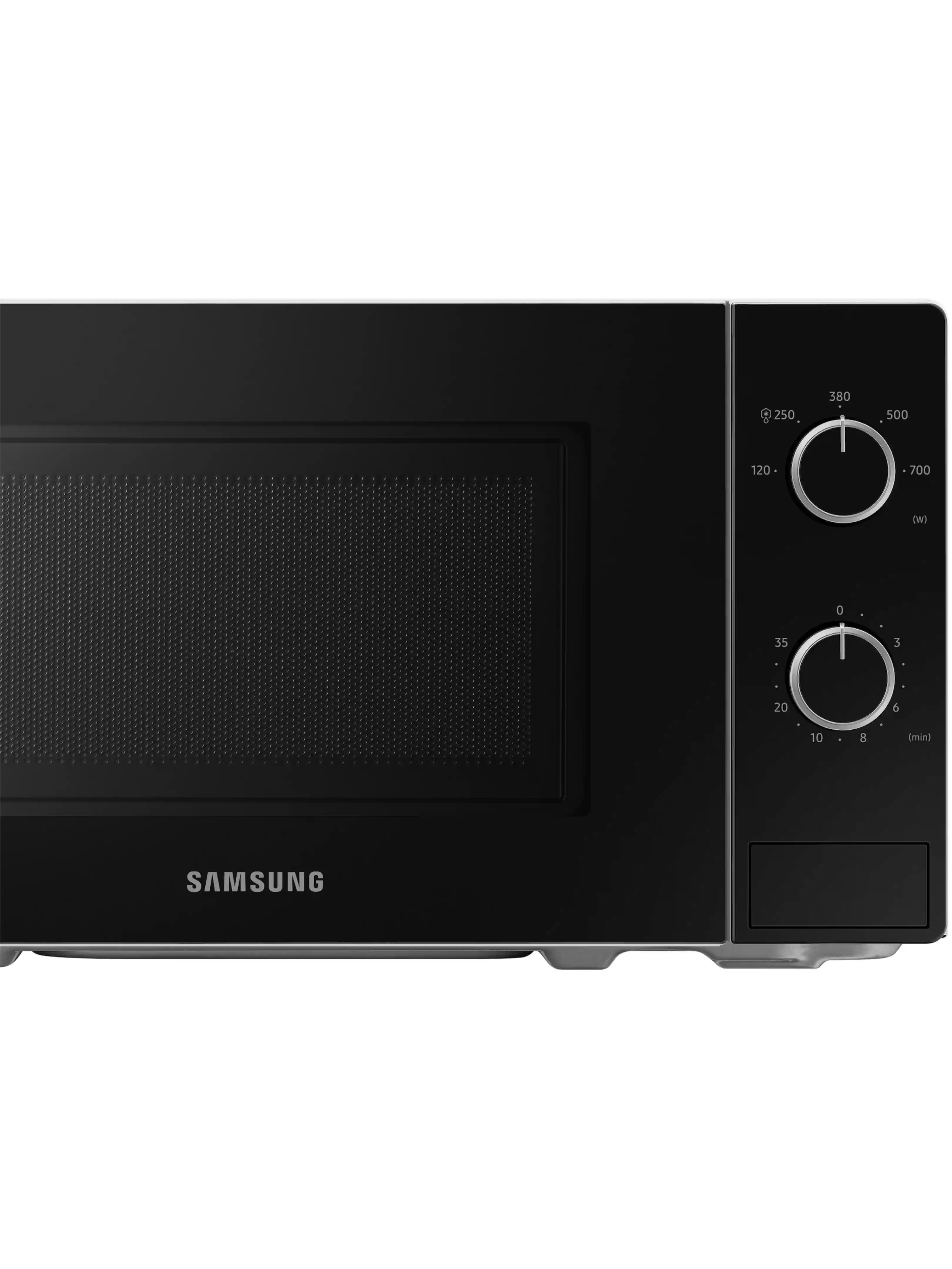 Микроволновая печь Samsung MS20A3010AH/BA (20 л, 700 Вт, переключатели поворотный механизм, белый)-6