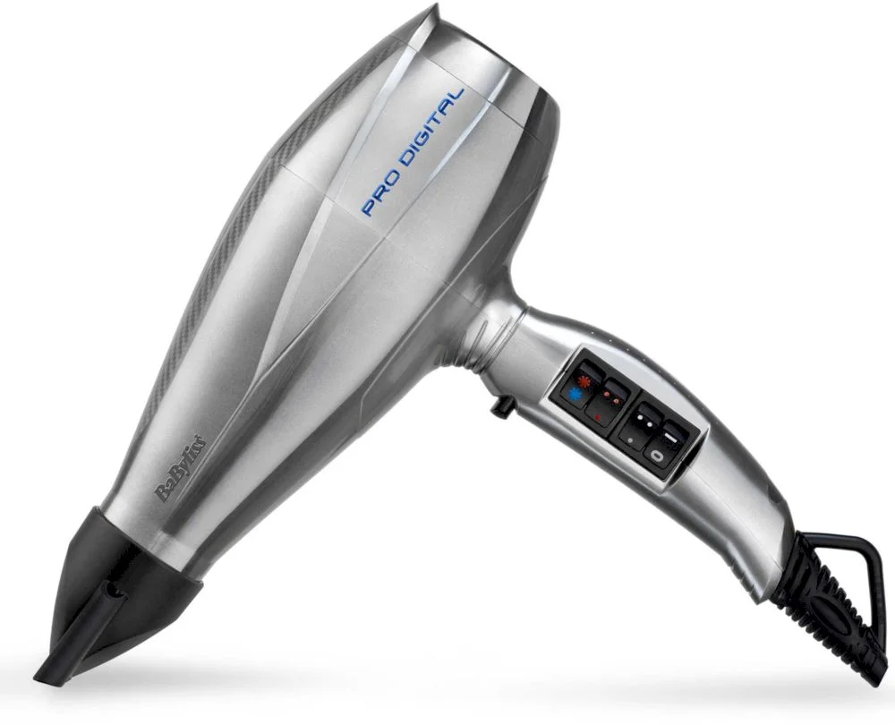 Фен BaByliss Pro Digital 6000E (2200 Вт / 3 режима / холодный воздух / шнур - 2,8 м / EC-мотор / диффузор)-1