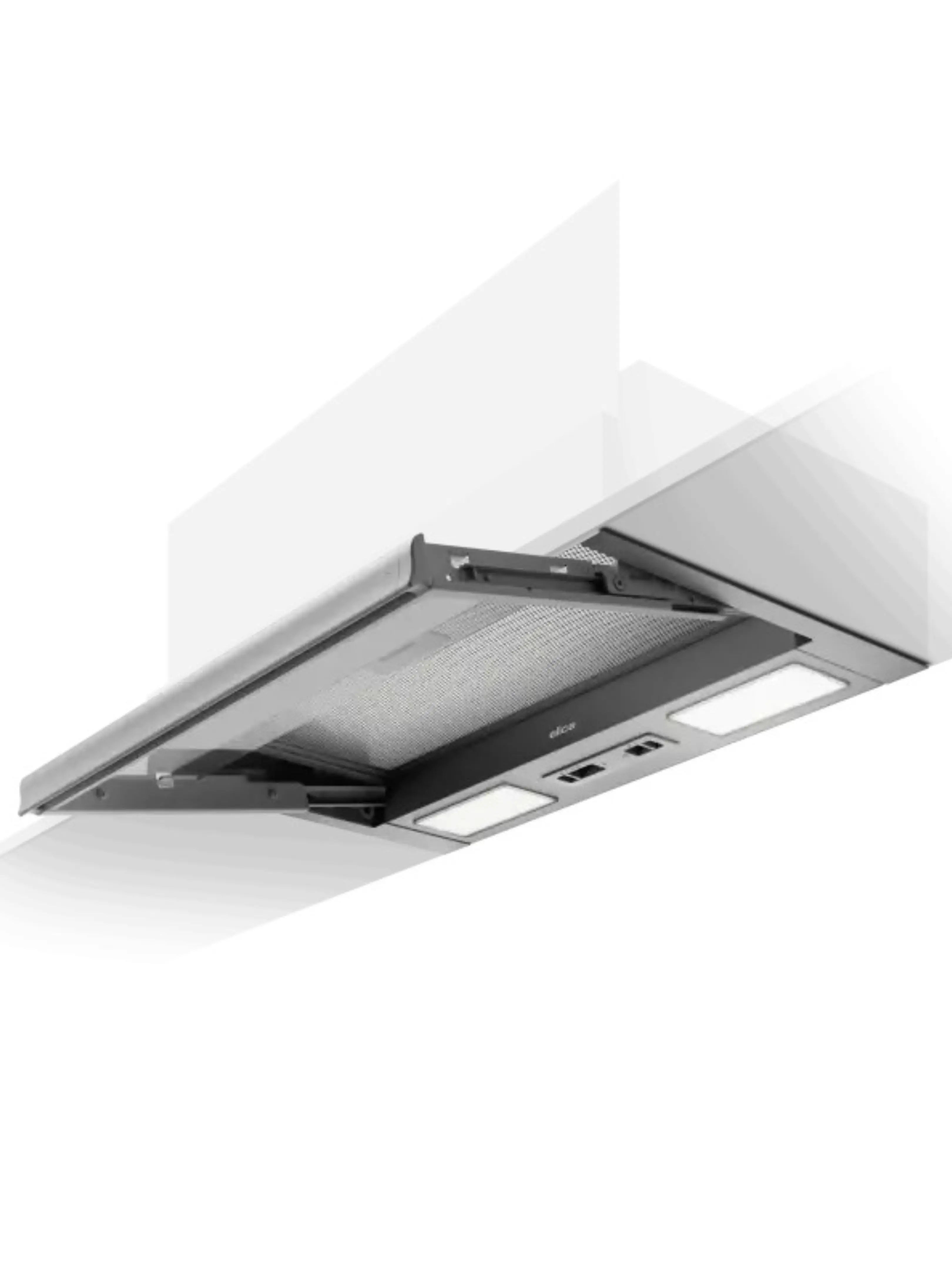 Вытяжка полновстраиваемая Elica CIAK 2.0 GR/A/60 (550 м³/ч / 121 Вт / LED освещение 2x3 Вт / ширина - 56,4 см / нерж. сталь)-5
