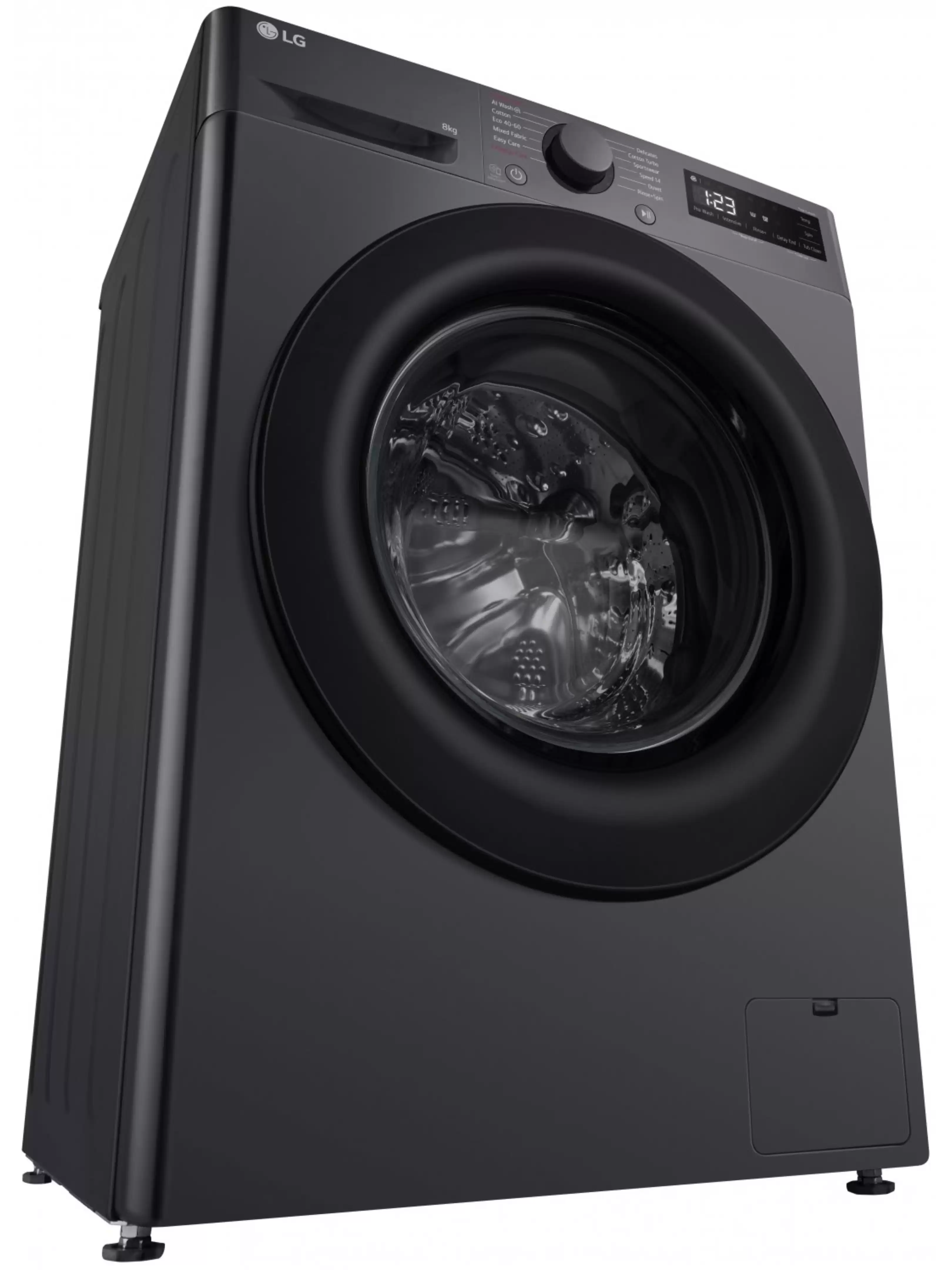 Стиральная машина LG F2WR508SBM (47.5см / 8кг / 1200об / пар / добавление белья / AI DD ™ / Steam™ / Inverter Direct Drive / A+++ / Чёрный)-12