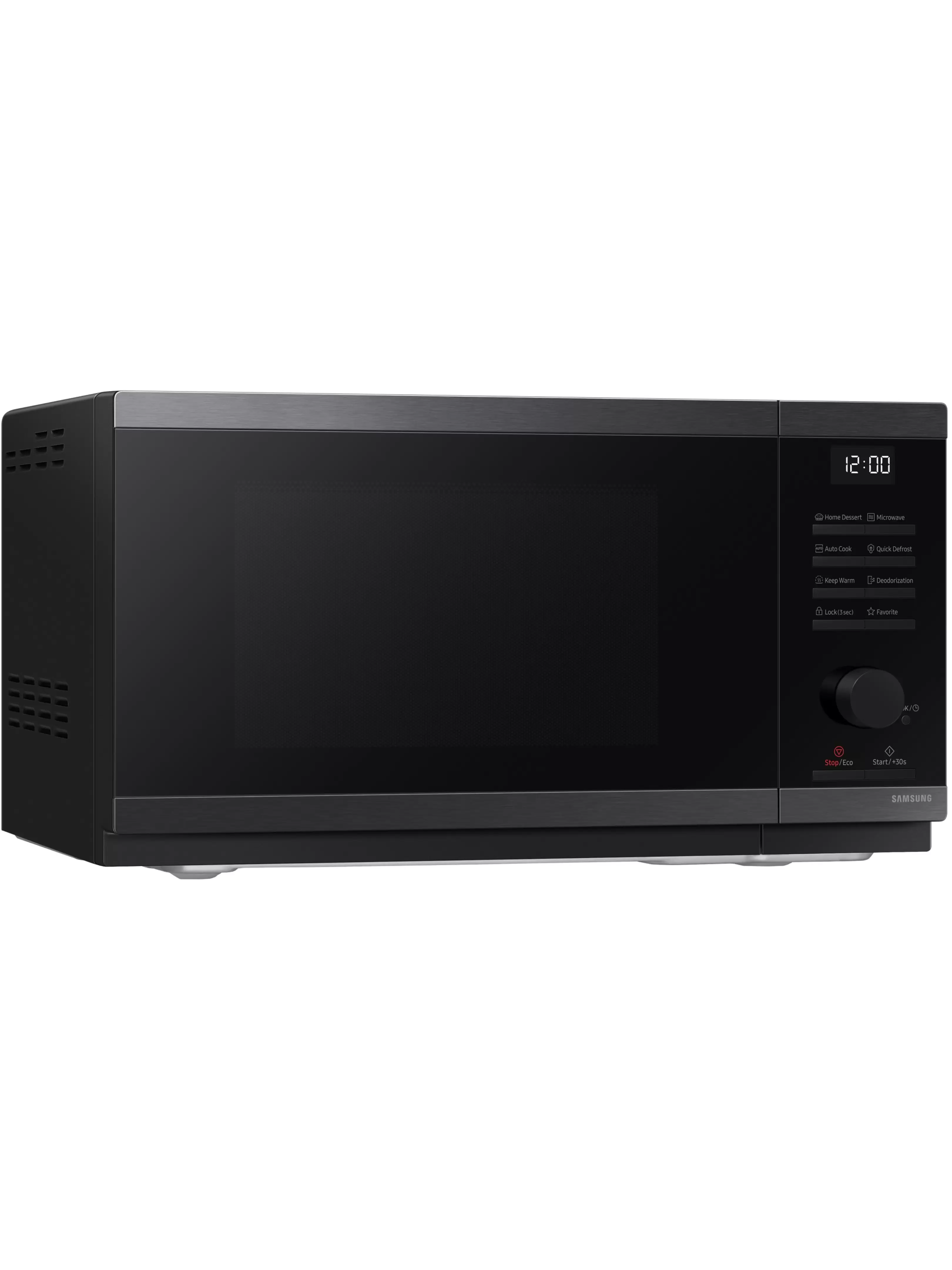 Микроволновая печь Samsung MS23DG4504GGE2 (23 л, 800 Вт, переключатели поворотный механизм, кнопки, дисплей, черный)-1