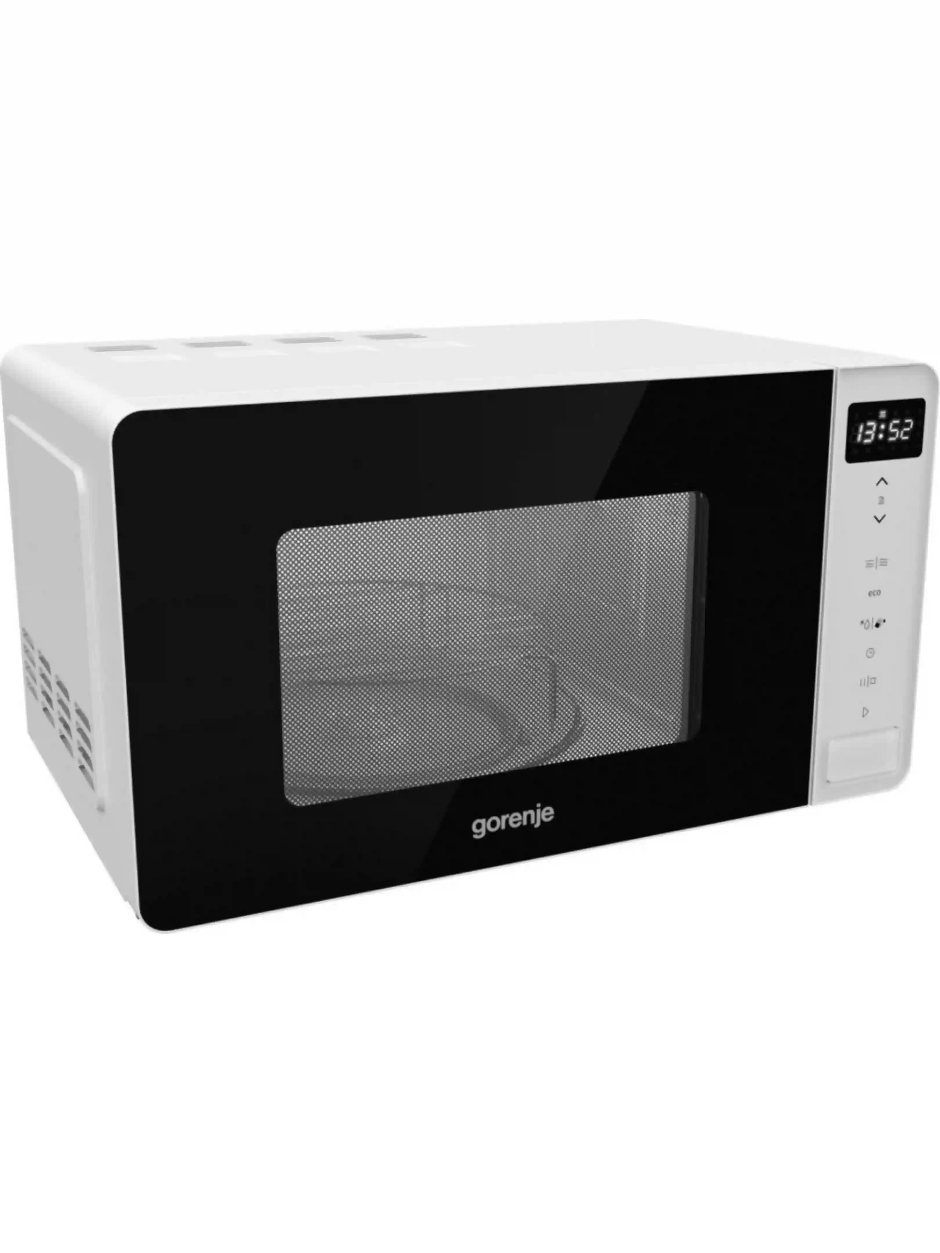 Микроволновая печь Gorenje MO20S4W (Superior / 20 л, 800 Вт, переключатели сенсор, дисплей, белый/черный)-1