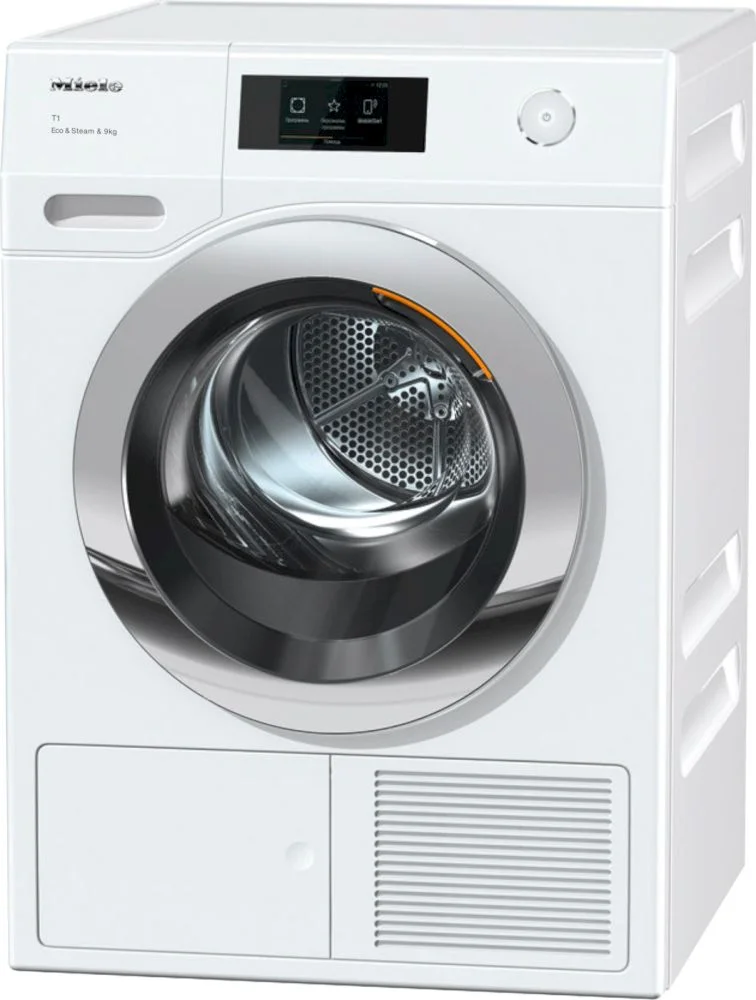 Сушильная машина с тепловым насосом Miele TCR790 WP Eco&Steam (T1 / 63,6см / 9кг / EcoDry / FragranceDos / PerfectDry / AddLoad / Miele@home)-0