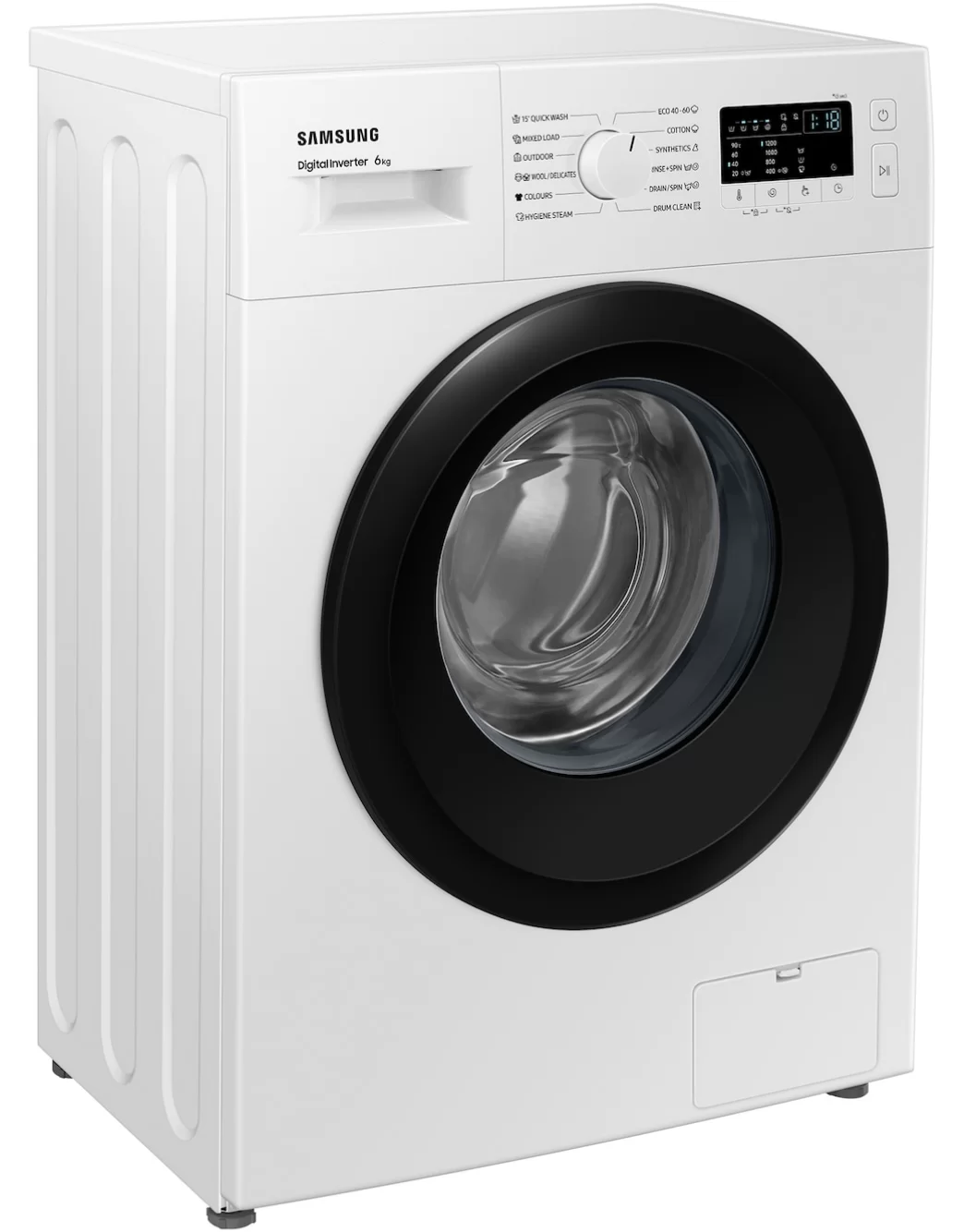 Стиральная машина Samsung WW60A3120BE/LE (40см / 6кг / 1200об / пар / Drum Clean / мотор - Digital Inverter)-1