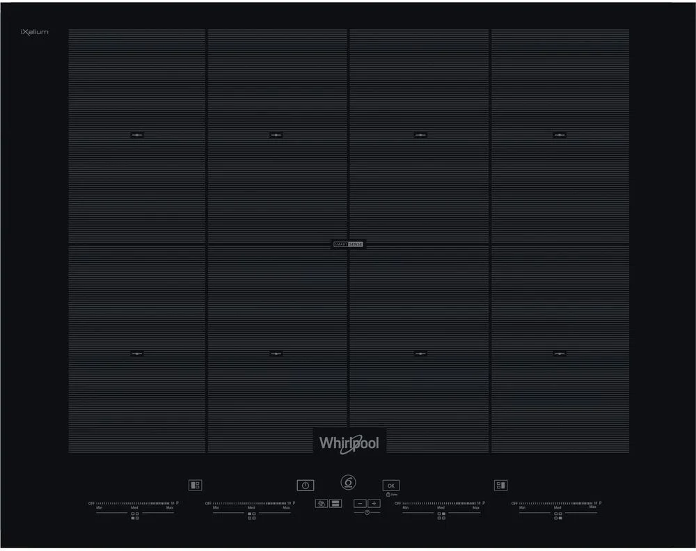Поверхность индукционная Whirlpool SMO 658C/NE (Чёрный / стеклокерамика / 8 зон / 6th Sense / FlexiCook )-0