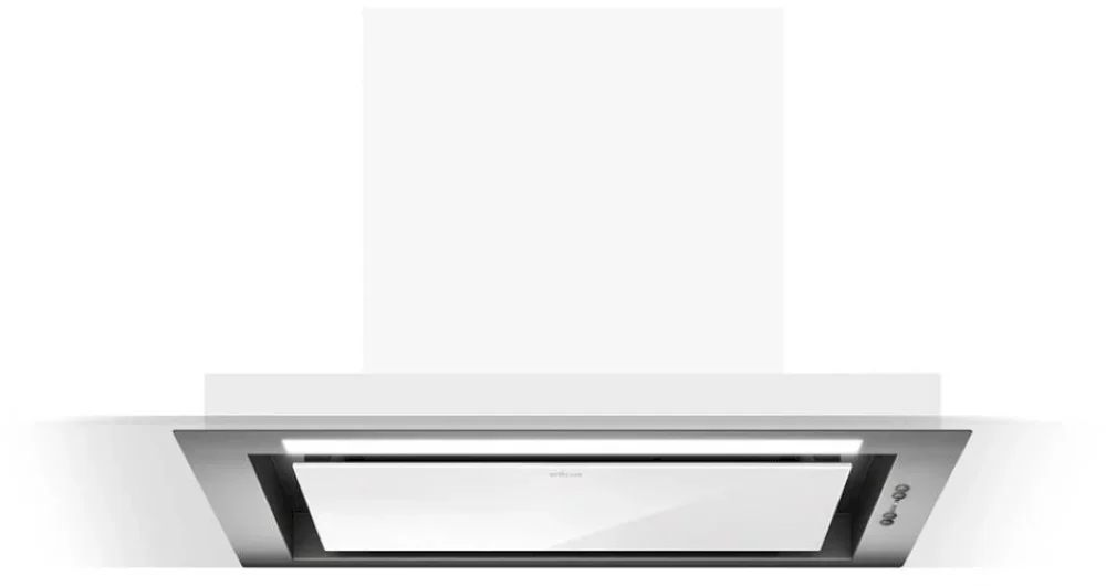 Вытяжка полновстраиваемая Elica Hidden 2.0 IXGL/A/52 (1300 м³/ч / 280 Вт / LED освещение 1x7 Вт / ширина - 52.3 см / белое стекло + нерж.)-5