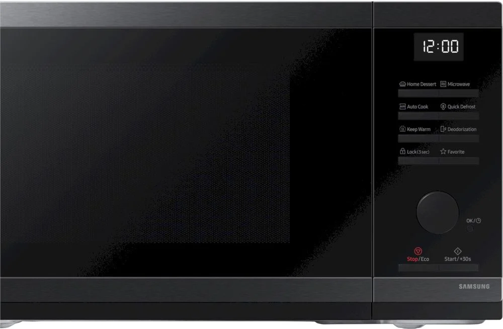 Микроволновая печь Samsung MS23DG4504GGE2 (23 л, 800 Вт, переключатели поворотный механизм, кнопки, дисплей, черный)-7