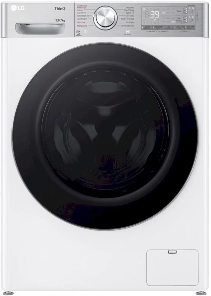 Стирально-сушильная машина LG F4DR913P3WA (61.5см /13кг/7кг/ 1400об / пар / AI DD / TurboWash™360 / Wi-Fi / Inverter Direct Drive / A+++)-0