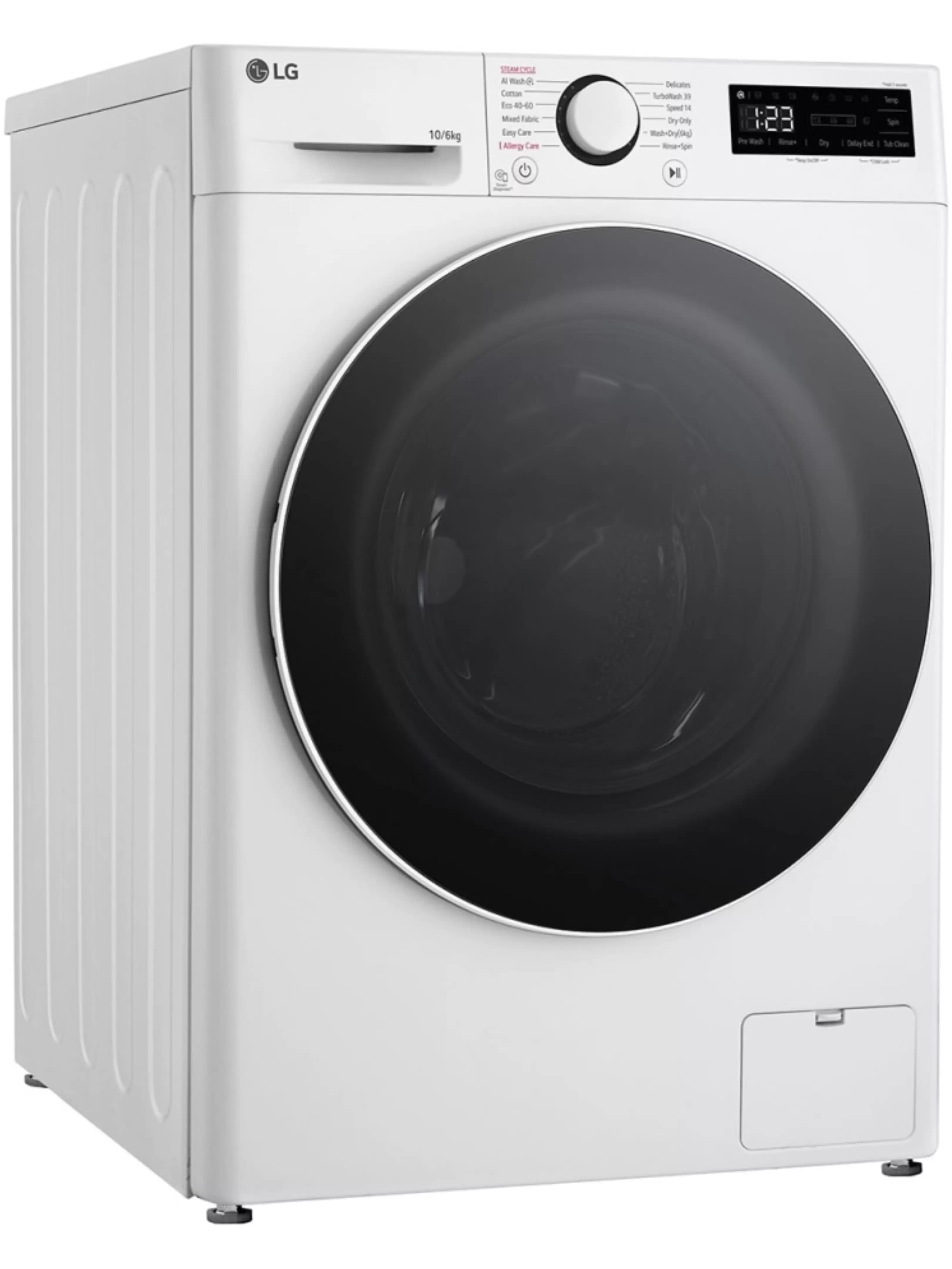 Стирально-сушильная машина LG F4DR510S0W (56.5см / 10кг / 6кг / 1400об / пар / AI DD / TurboWash™360 / Inverter Direct Drive / A+++)-9