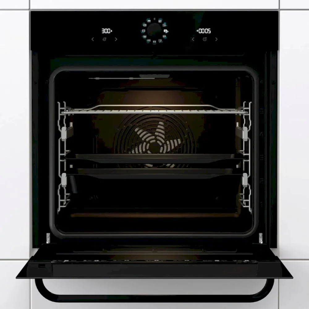 Духовой шкаф Gorenje BOS6737SYB (Simplicity 2.1 / Черный / SilverMatte / IconLED / GentleBake / AirFry / AquaClean / CompactDoor)-2