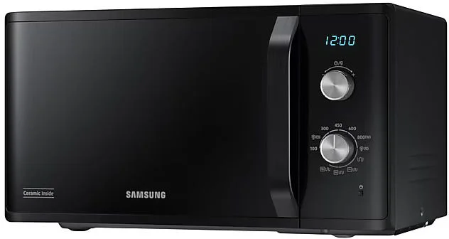 Микроволновая печь Samsung MG23K3614AK (23 л, 800 Вт, переключатели поворотный механизм, гриль, дисплей, черный)-4