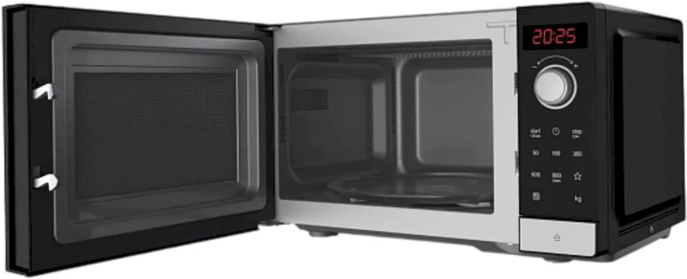 Микроволновая печь BOSCH FFL023MS2 (20 л, 800 Вт, переключатели поворотный механизм, сенсор, дисплей, черный)-3