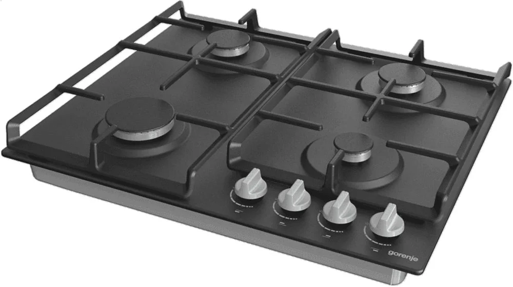 Поверхность газовая Gorenje G641EXB (Essential / Черный / Чугунные решетки / BigSurface)-5