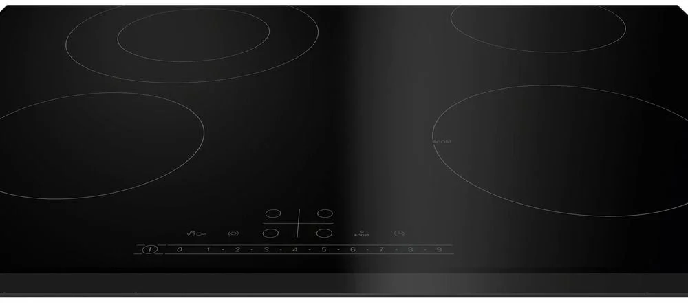 Поверхность электрическая Bosch PKF631FP3E (Serie6 / Чёрная стеклокерамика / 4 конфорки / DirectSelect / PowerBoost  / ReStart / Таймер / 6,9 кВт)-2