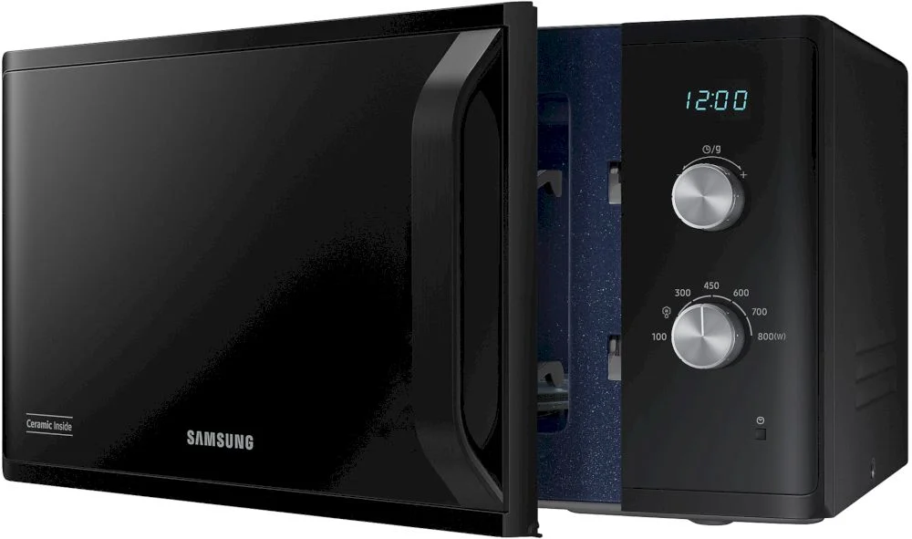 Микроволновая печь Samsung MS23K3614AK (23 л, 800 Вт, переключатели поворотный механизм, дисплей, черный)-5