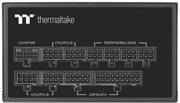 Блок питания Thermaltake 750W Toughpower GF3 модульный (80+ Gold, 20+4 pin, 2x 4+4 pin CPU, 12VHPWR, 4x 6+2 pin PCI-E, Smart Zero Fan, 135mm Fan)-1