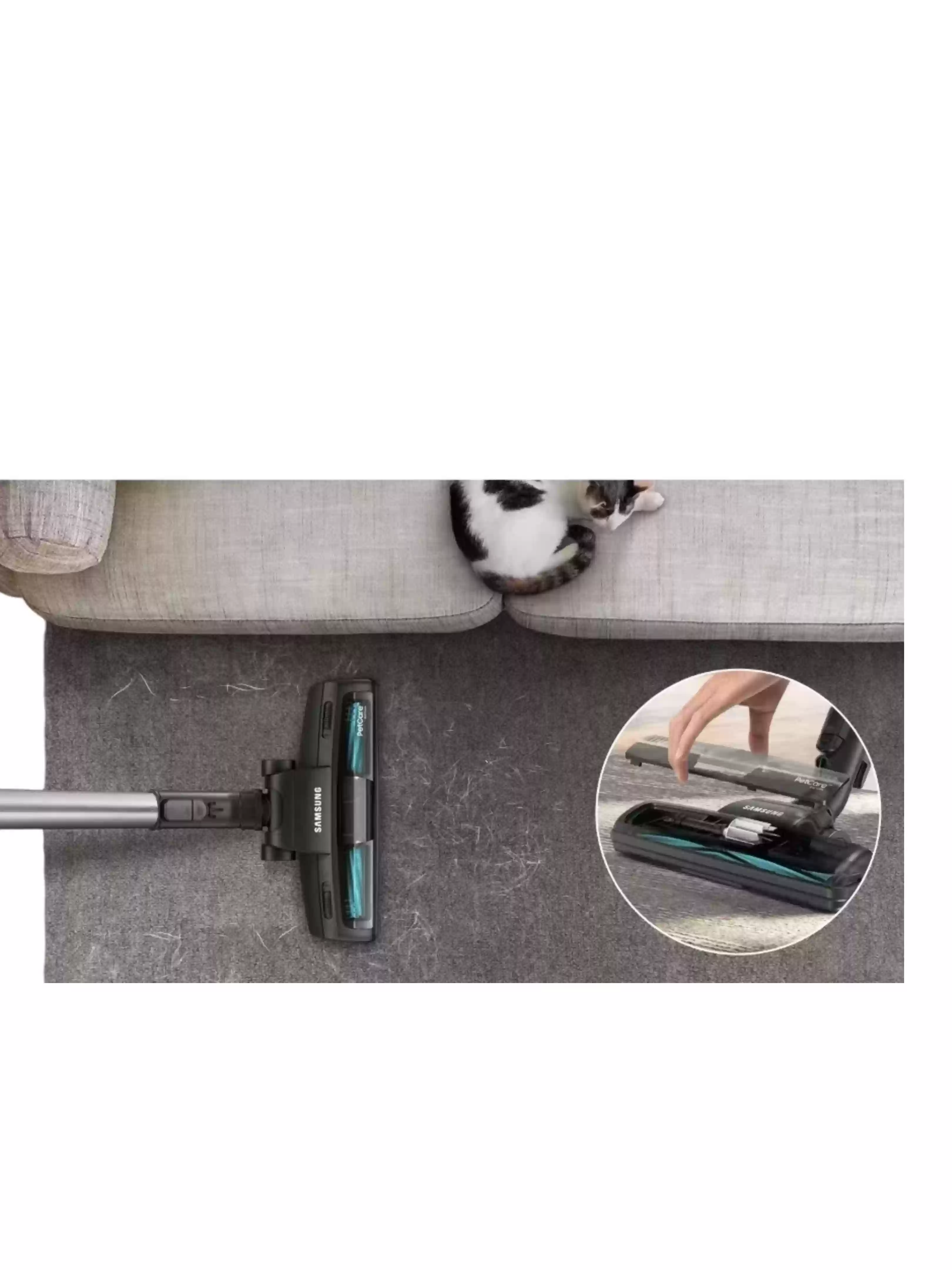 Пылесос Samsung VC15K4169HD/EV (1500/390 Вт, контейнер, 1,3л, золотой Anti-tangle turbine)-7