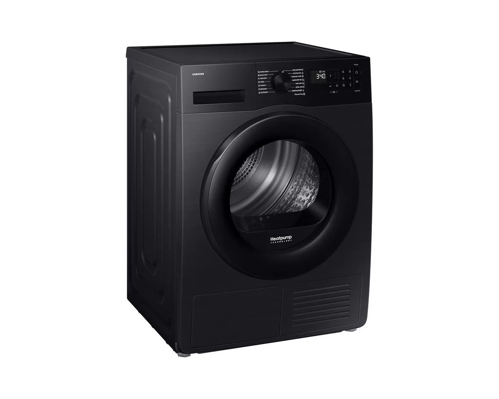 Сушильная машина с тепловым насосом Samsung DV90DG52A0AB (65см / 9кг / HygieneCare / Air Refresh / OptimalDry / Wi-Fi / Чёрный)-0