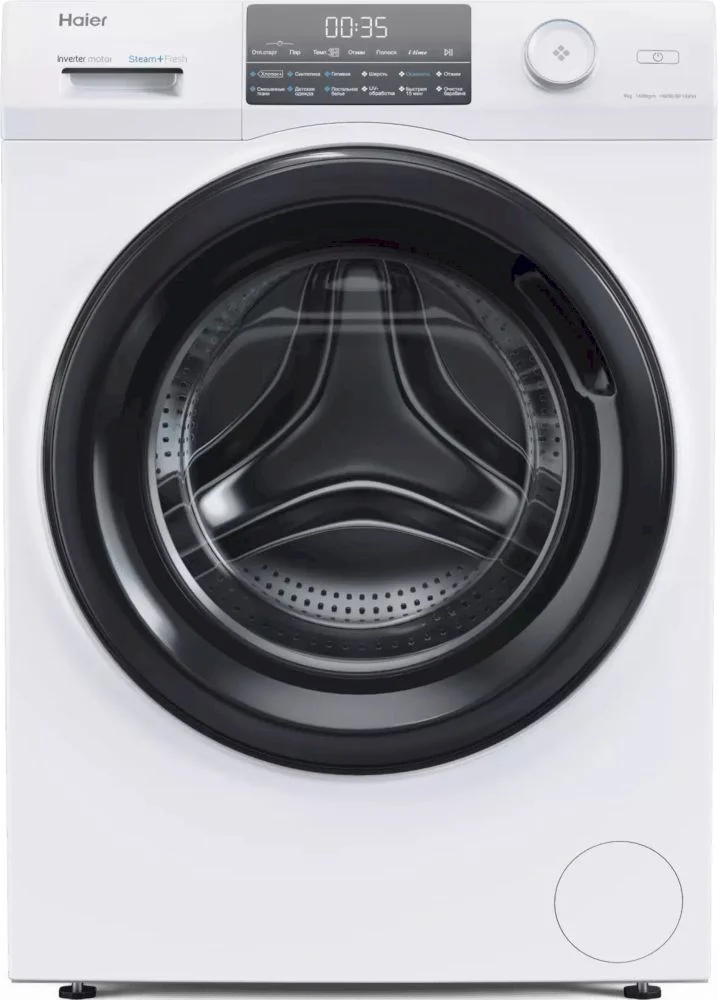 Стиральная машина Haier HW90-BP14959 (58,3см / 9кг / 1400об / пар / i-Time / Smart Dual Spray / Invertor / A+++)-0