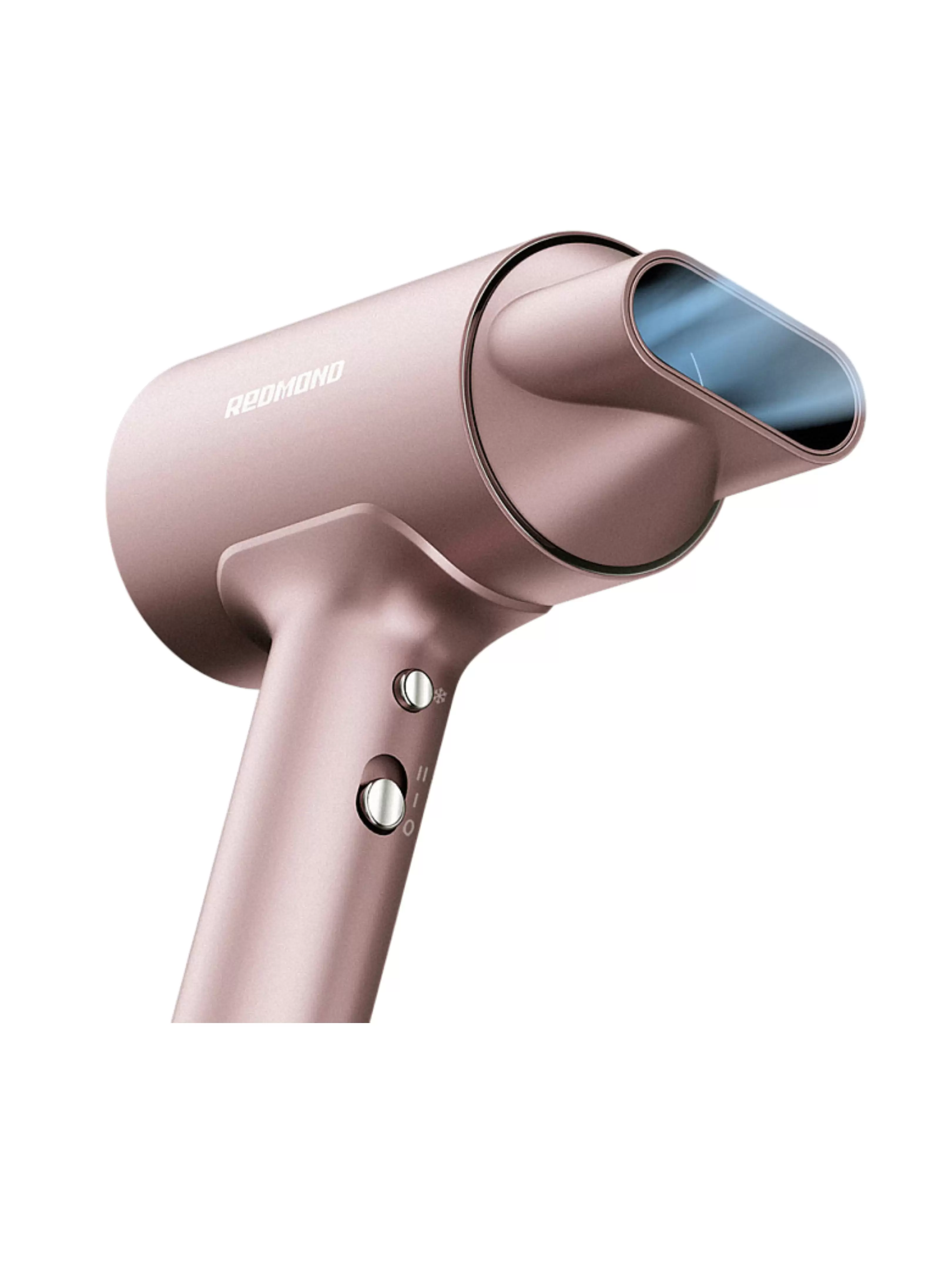 Фен Редмонд HD1702 (компактный/ 1600 Вт / 2 режима / холодный воздух / шнур - 1,7 м / ионизация / DC мотор / розовый)-3