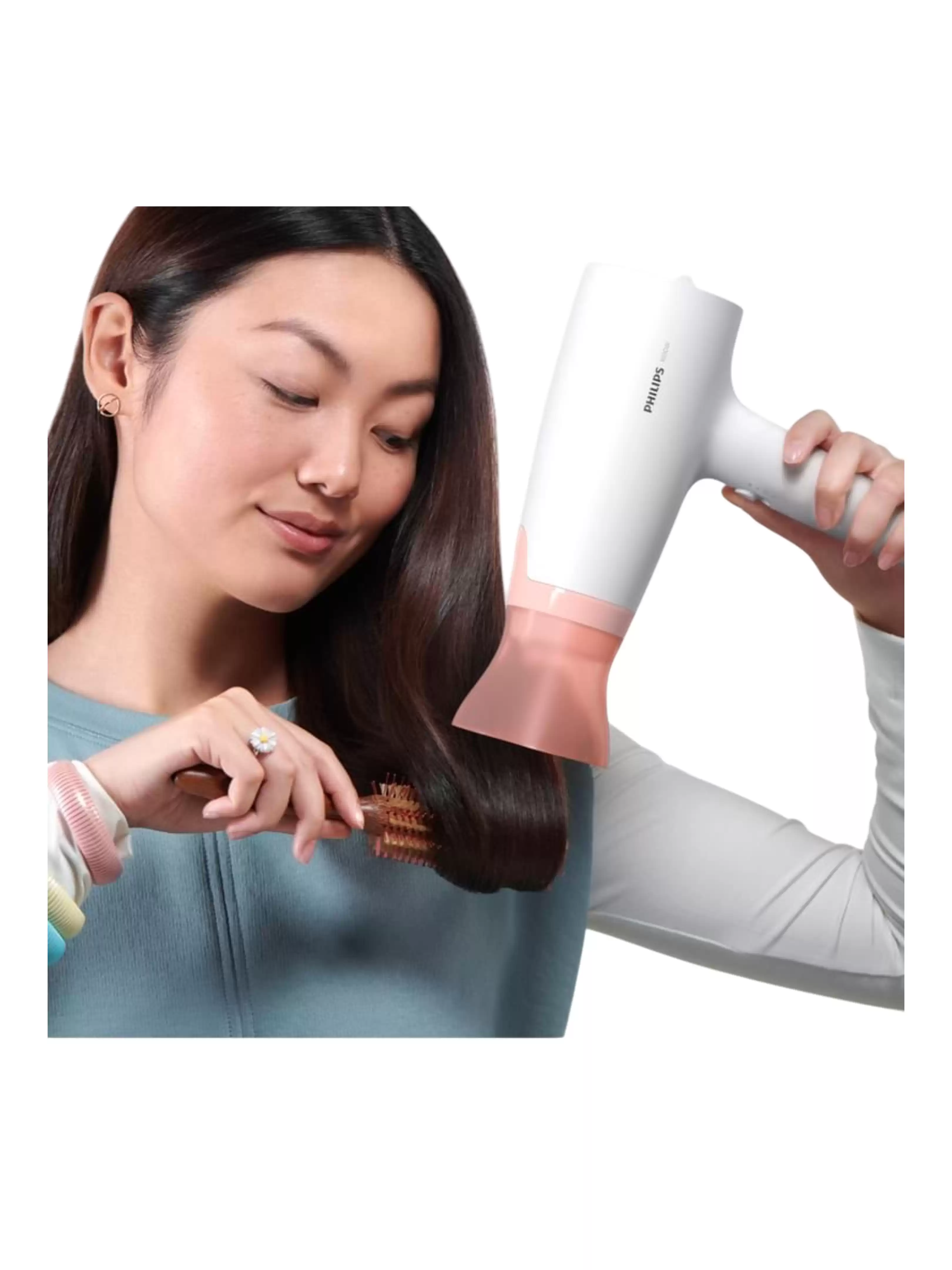 Фен Philips BHD300/00 (полноразмерный / 1600 Вт / 3 режима / холодный воздух / шнур - 1,8 м)-4