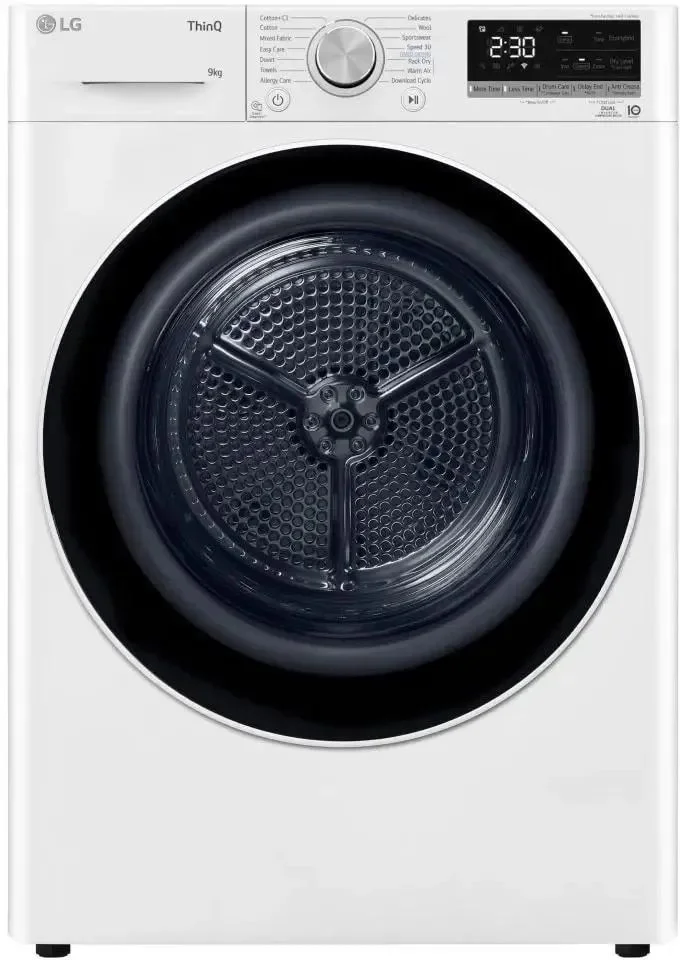 Сушильная машина с тепловым насосом LG RH90V9AV4N (66см / 9кг / A+++ / DUAL Inverter Heat Pump™ / ThinQ™ / Wi-Fi)-0